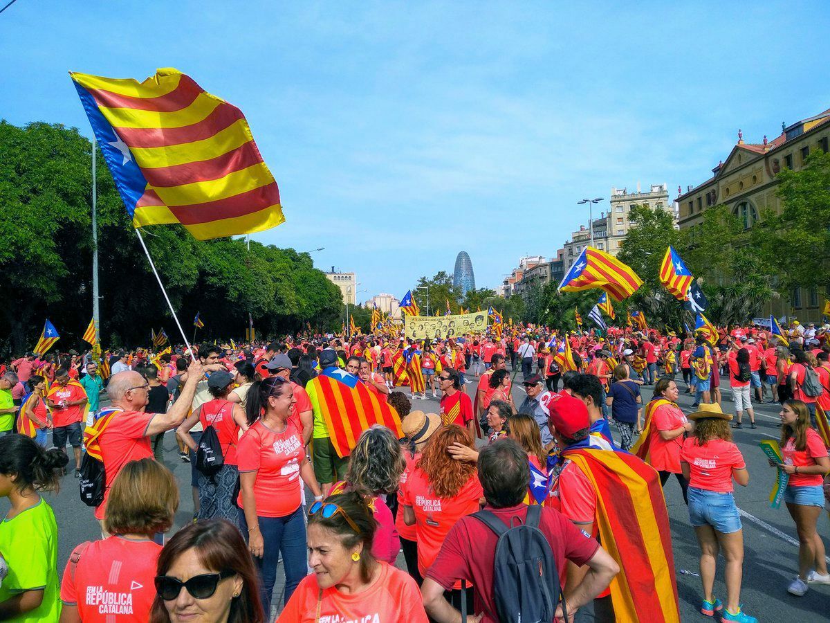 Diada 2018 en Barcelona
