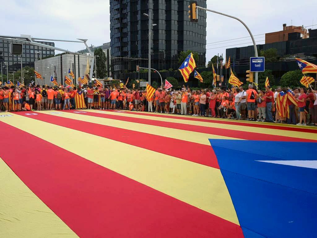 Diada 2018 en Barcelona