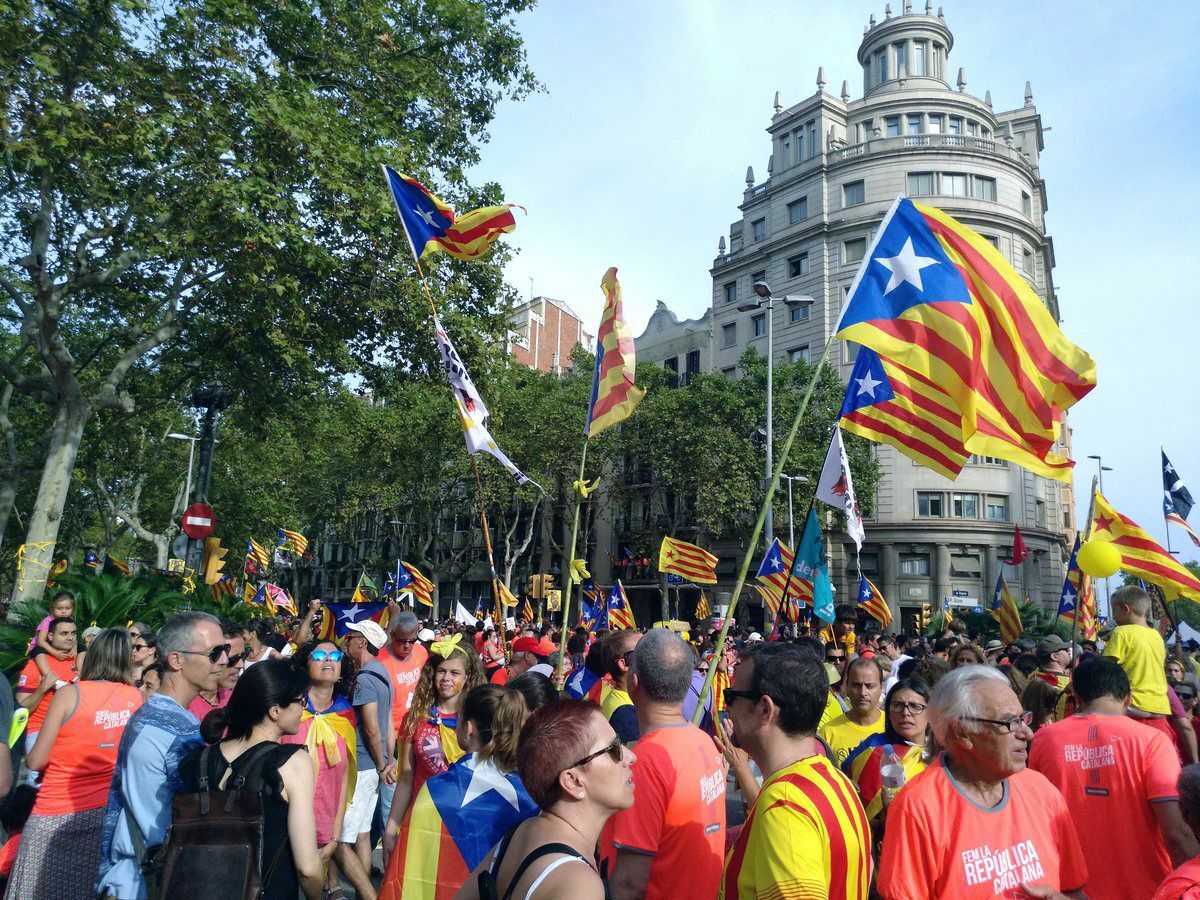 Diada 2018 en Barcelona