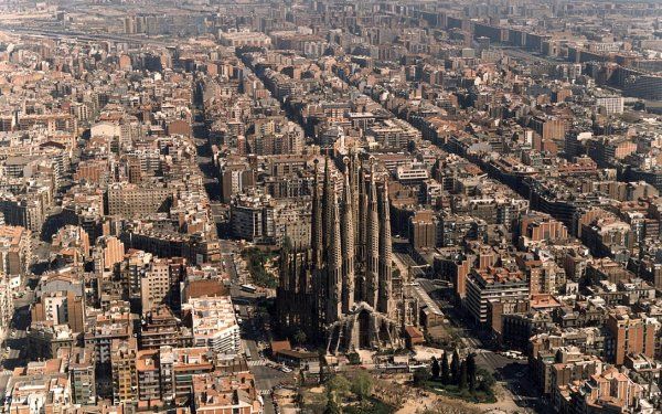 foto aérea Barcelona