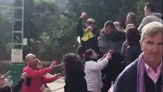 Pelea Violentos Futbol