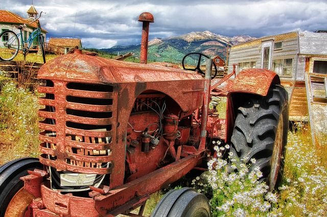 vintage tractor