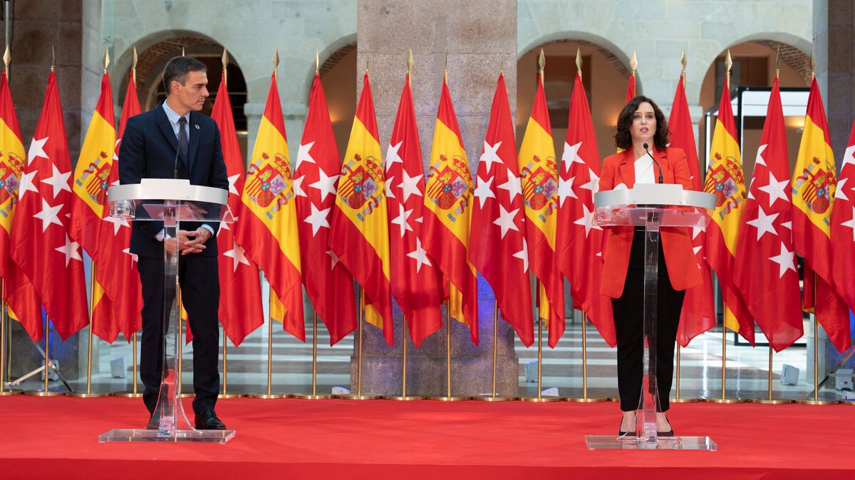 Sánchez y Ayuso en una imagen de archivo.