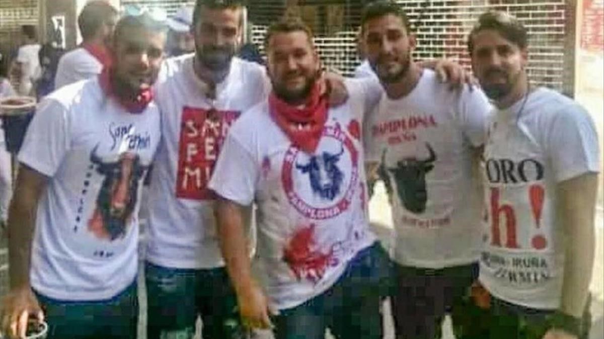 Pamplona  la manada violacion a una chica de 18 anos