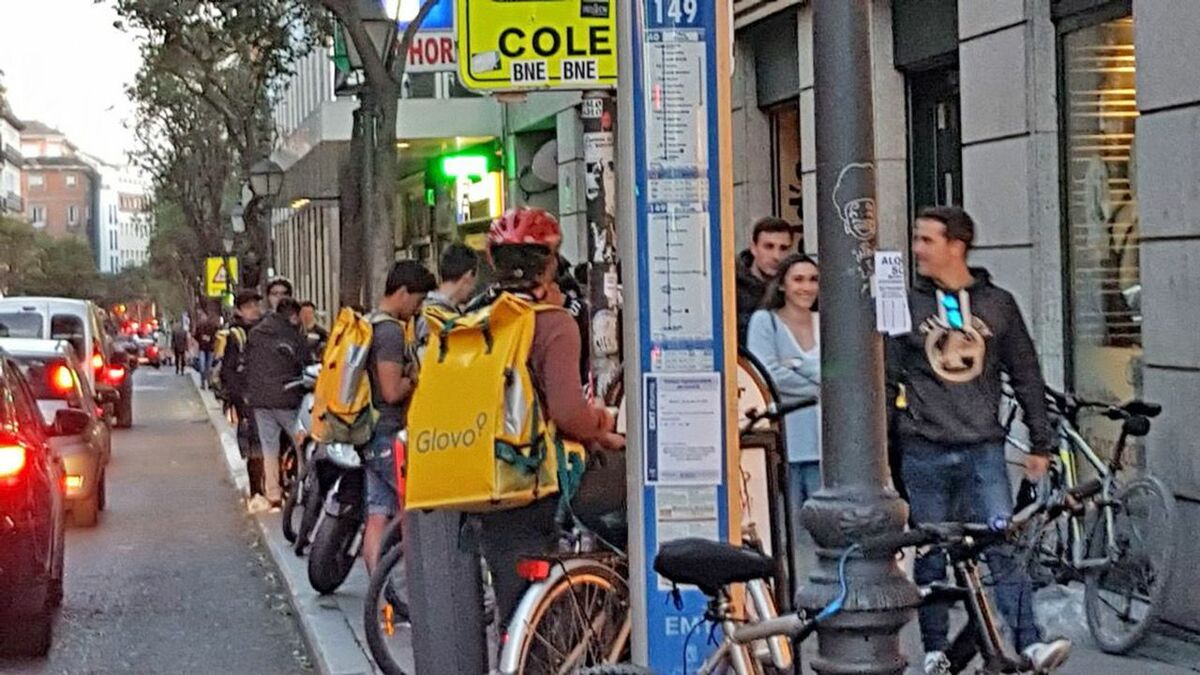 Repartidores riders glovo chantaje