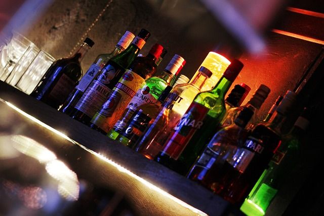 bebida, bares, noche