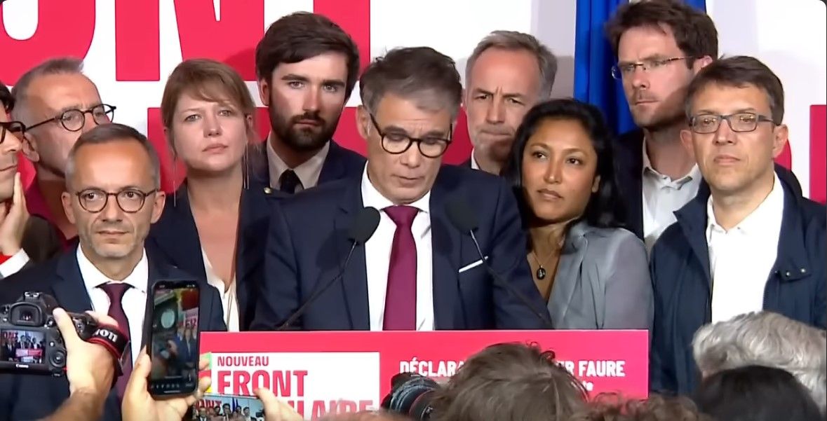 Olivier Faure, líder del partido socialista, ha iniciado las hostilidades en la izquierda francesa al negar a Jean-Luc Mélenchon con candidato a ser primer ministro
