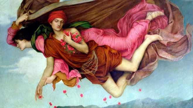 Evelyn De Morgan, La Noche y el Sueño, 1878. Wightwick Manor, Wolverhampton, England. Evelyn De Morgan, La Noche y el Sueño, 1878. Wightwick Manor, Wolverhampton, England.