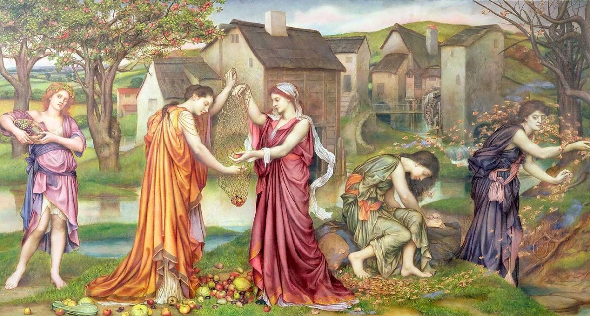 Evelyn De Morgan, The Cadence of Autumn, 1905. The De Morgan Collection, London. Evelyn De Morgan, The Cadence of Autumn, 1905. The De Morgan Collection, London.