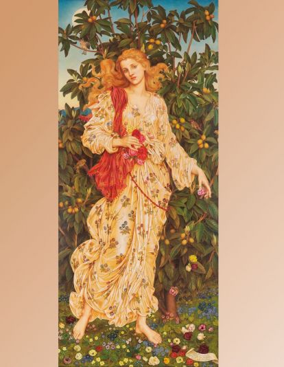 Evelyn de Morgan, Flora, 1894. The De Morgan Collection, London. Evelyn de Morgan, Flora, 1894. The De Morgan Collection, London.