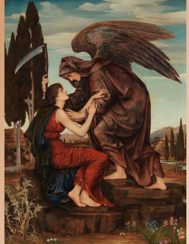 Evelyn De Morgan, The Angel of Death, 1880. The De Morgan Collection London Evelyn De Morgan, The Angel of Death, 1880. The De Morgan Collection London
