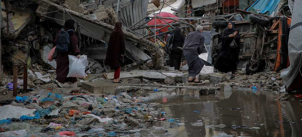 El personal de la ONU alerta sobre la reducción a escombros, por ejemplo, del mercado Azzawieh de la ciudad de Gaza, como gran parte de la Franja. | Foto: UNICEF/Omar Al-Qattaa