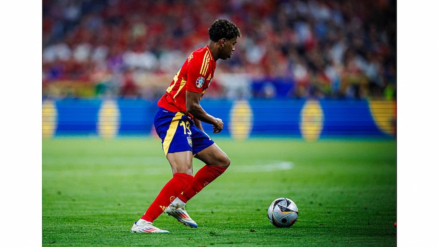 Lamine Yamal en el partido contra Francia | Foto: RFEF