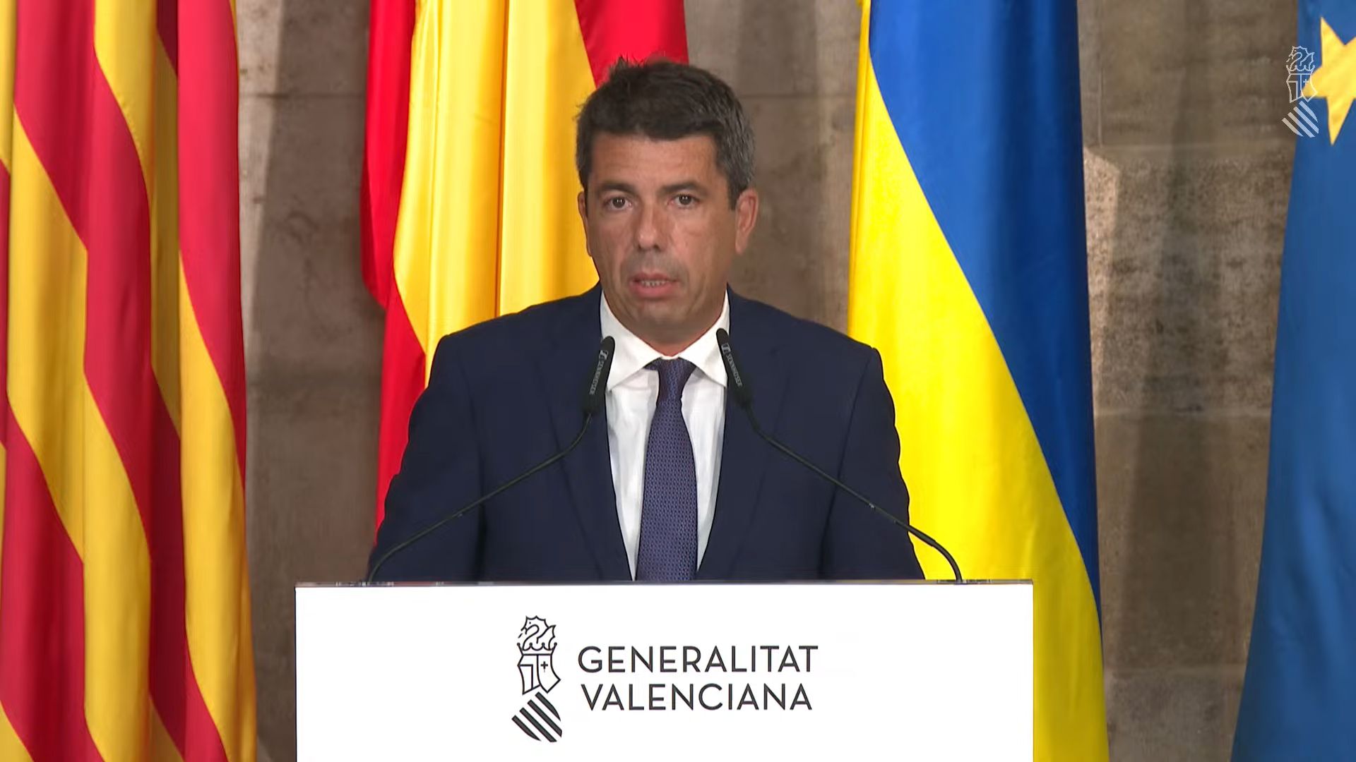 El presidente de la Comunidad Valenciana, Carlos Mazón  en una foto de archivo.