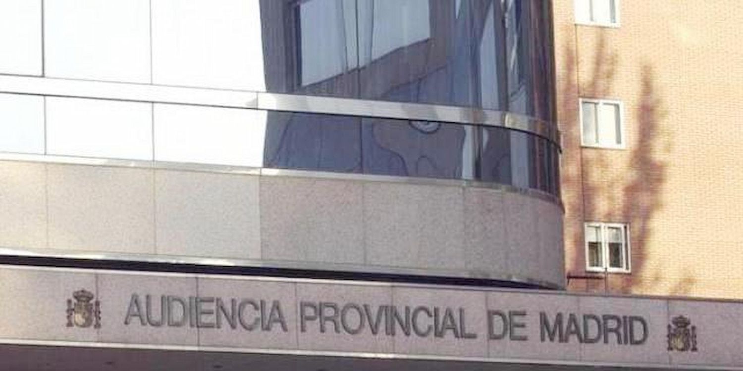 Imagen de archivo de la Audiencia Provincial de Madrid.