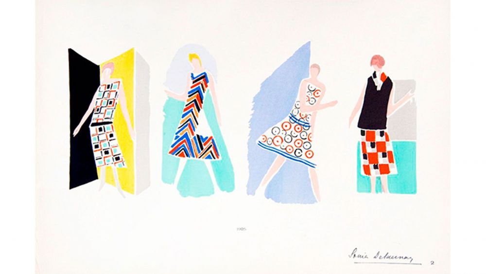 Diseños devestuario de Sonia Delaunay Diseños devestuario de Sonia Delaunay