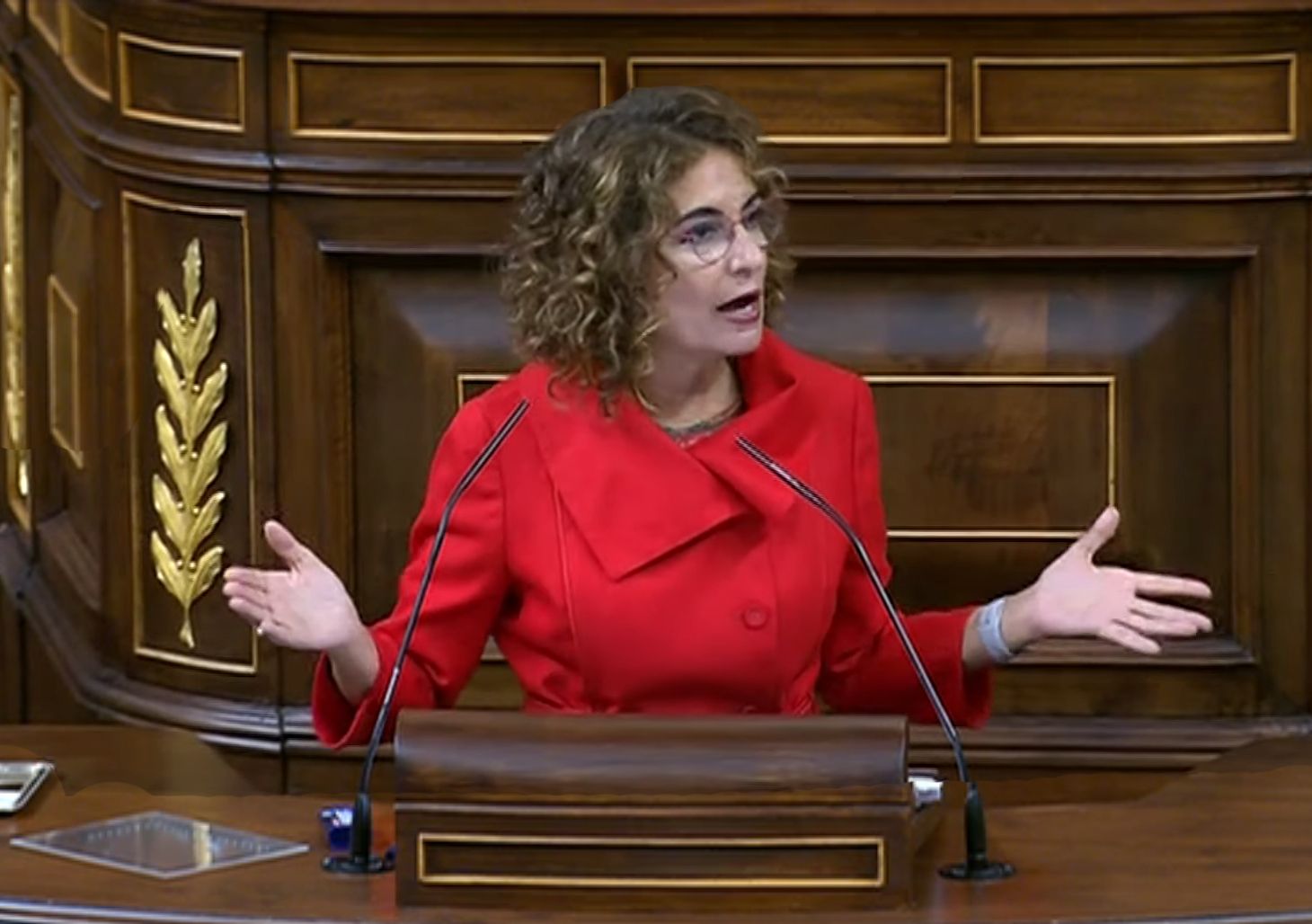 La vicepresidenta primera del gobierno, María Jesús Montero, en una imagen de archivo.