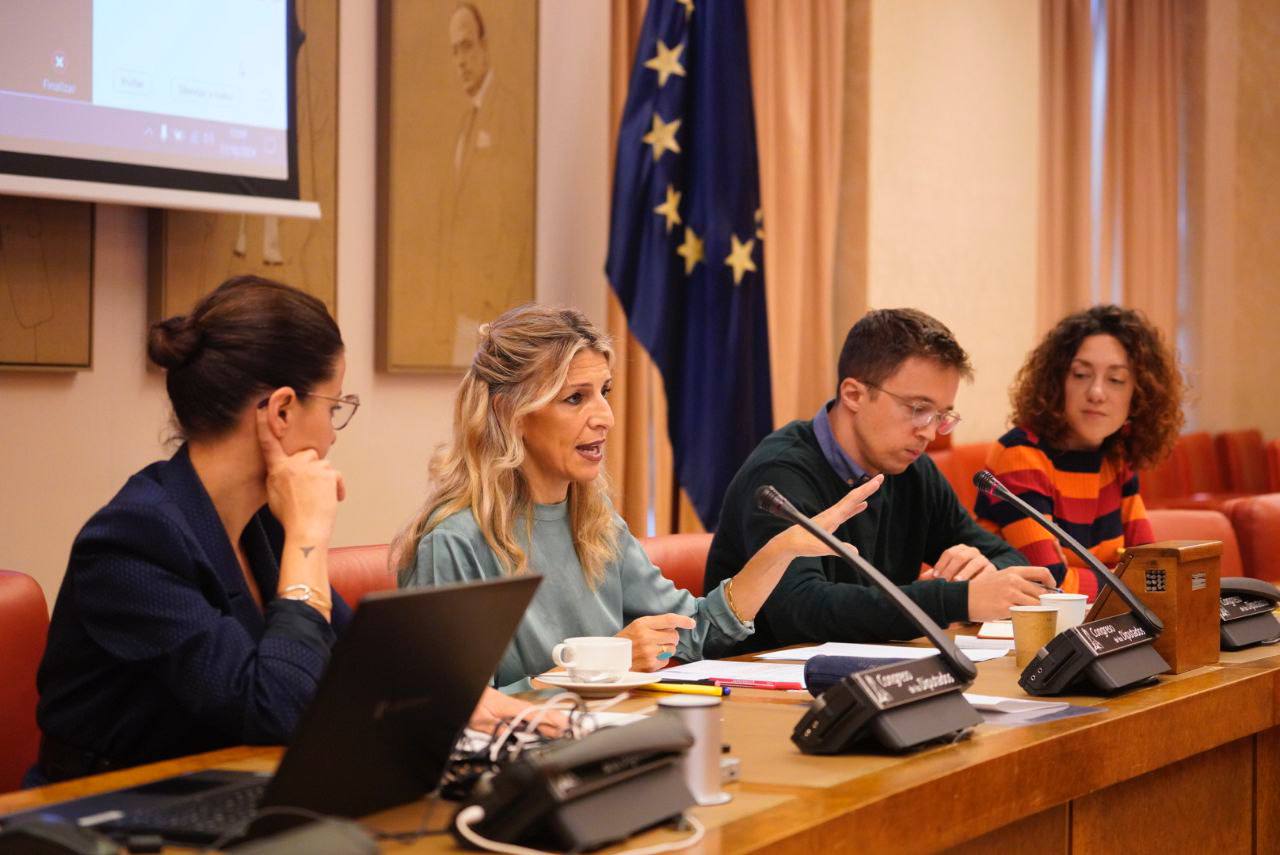 Yolanda Díaz y Errejón en una imagen de archivo.