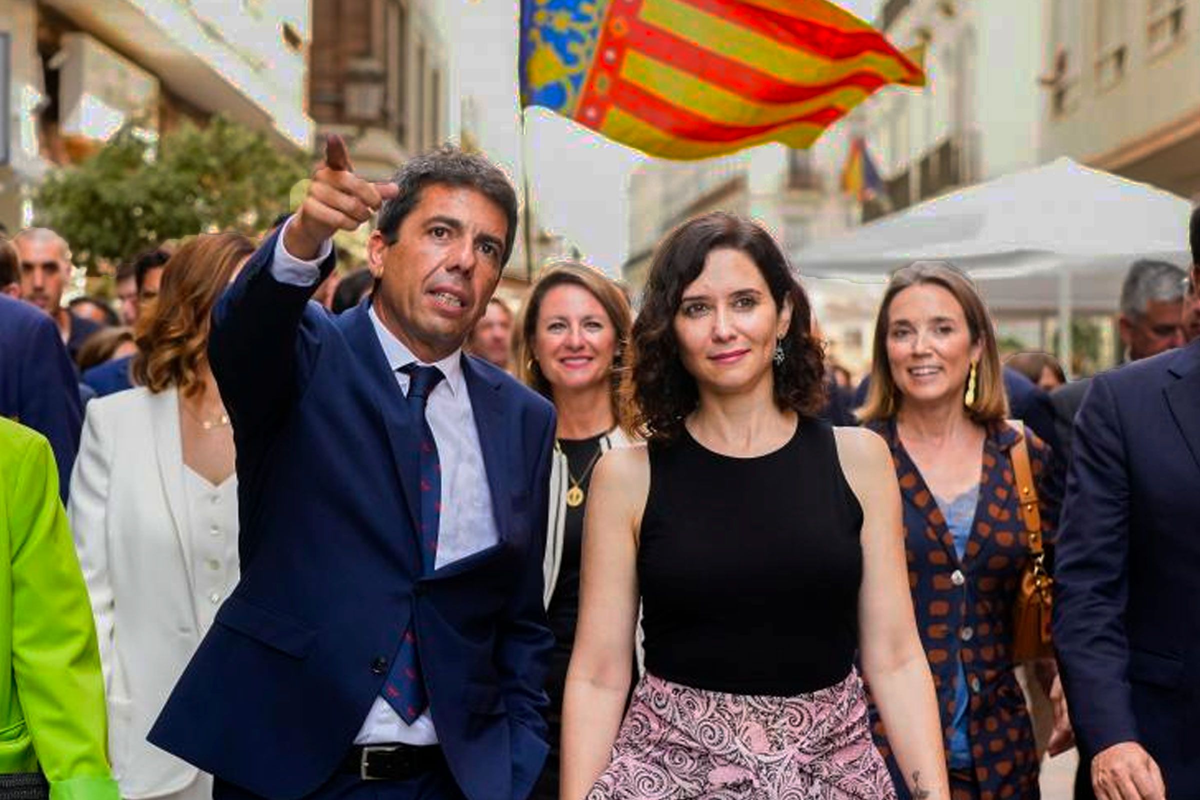 Mazón con Isabel Díaz Ayuso en una imagen de archivo.