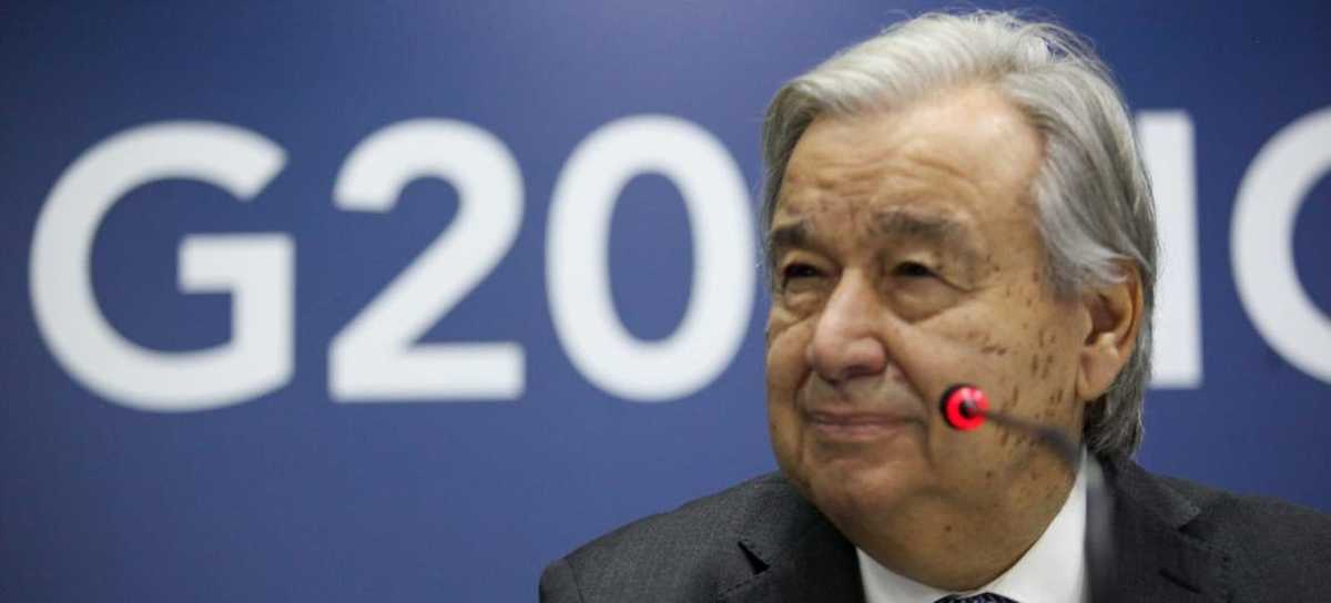 El Secretario General de la ONU, António Guterres en una imagen de archivo ha pugnado siempre por la solución de los dos Estado.| Foto: ONU/Gustavo Stephan