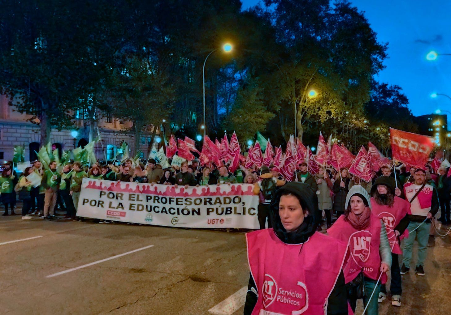 Los sindicatos de Madrid alza la voz: 5.000 profesores exigen dignidad y calidad en la educación pública