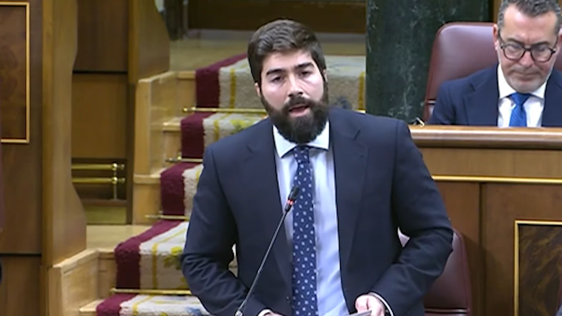 Manuel Mariscal, el diputado de Vox que hizo un defensa del franquismo: un ataque a la memoria democrática y a la verdad histórica en el Congreso