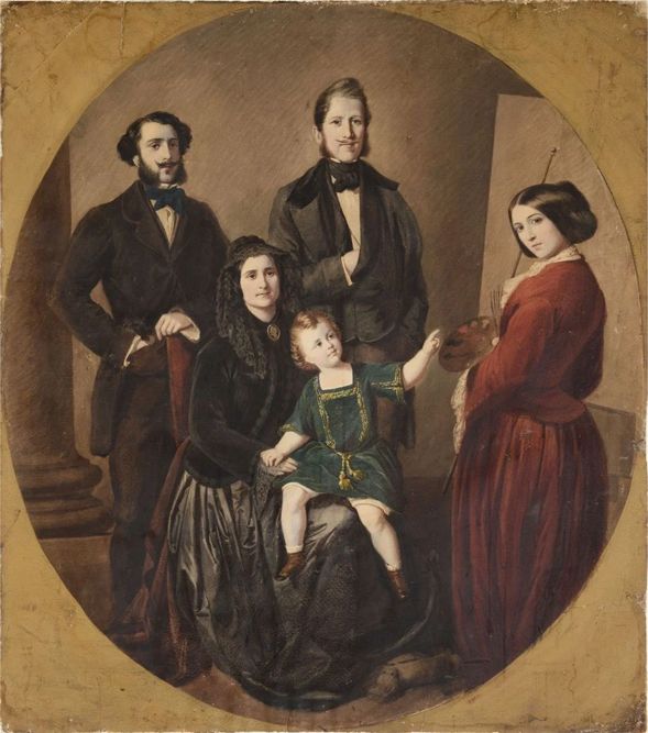 GAGGIOTTI RICHARDS Emma La Famiglia Gaggiotti Richards 1853 ca GAGGIOTTI RICHARDS Emma La Famiglia Gaggiotti Richards 1853 ca