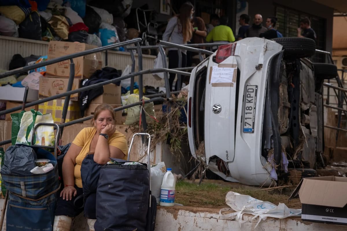 El informe revela que España, Brasil, Estados Unidos y Vietnam registraron sus eventos de seguros más costosos en 2024, como la DANA que afectó a nuestro país. | Foto: Greenpeace