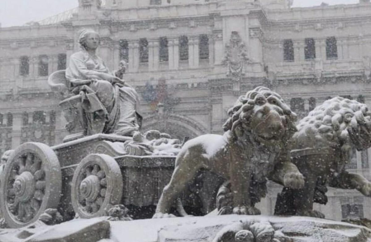 Madrid nieve