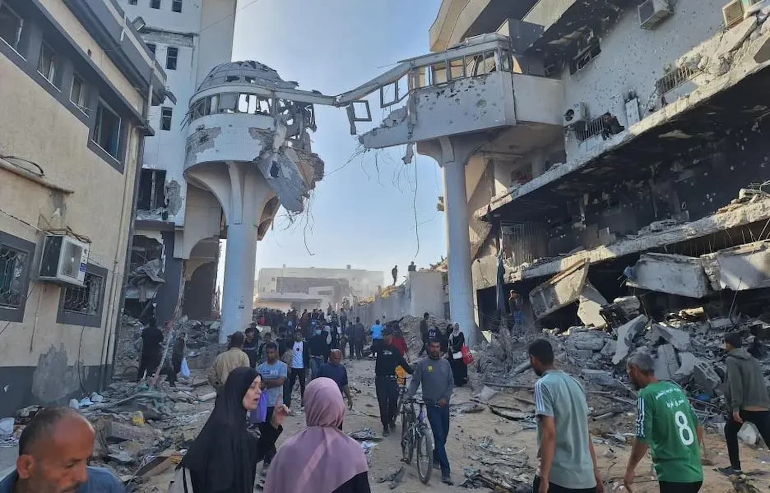 Imagen de la destrucción en Gaza. Foto: MSF