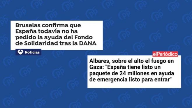 Mensaje del PP en redes sociales apoyando las indecentes palabras de Mazón Mensaje del PP en redes sociales apoyando las indecentes palabras de Mazón