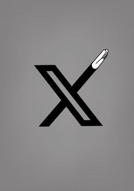 Meme del logo de la red social de Musk tras la polémica de su saludo durante un mitin de Trump. Meme del logo de la red social de Musk tras la polémica de su saludo durante un mitin de Trump.