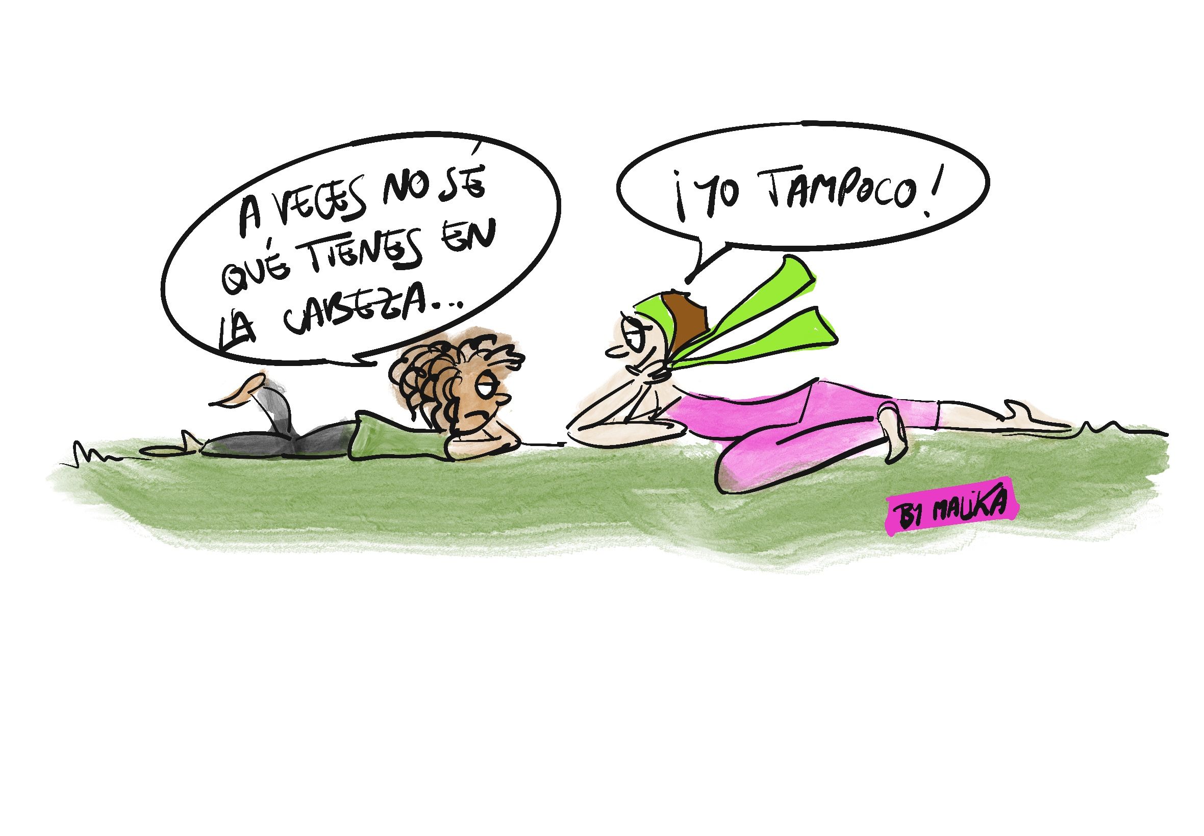 Qué tienes en la cabeza