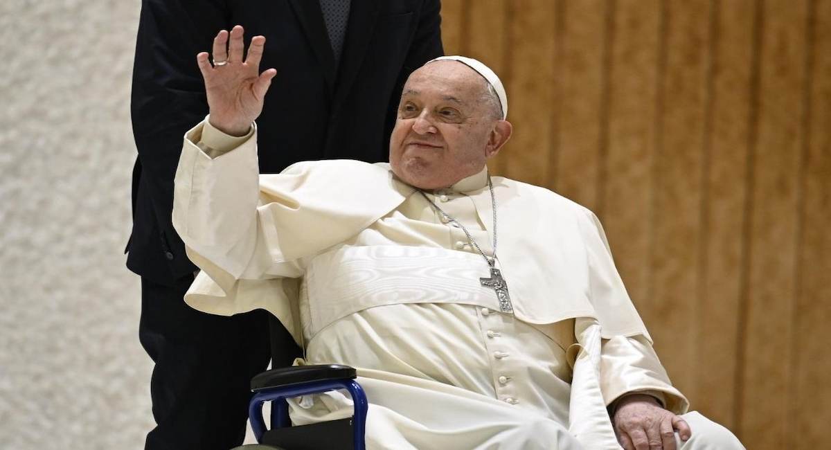 El papa Francisco en una de sus últimas apariciones públicas.