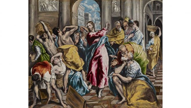 'La purificación del templo', de El Greco, autor descubierto en Estados Unidos a finales del siglo XIX 'La purificación del templo', de El Greco, autor descubierto en Estados Unidos a finales del siglo XIX