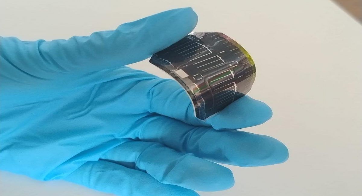 Muestra de las células solares desarrolladas en SUNLIFE. | Foto: CSIC