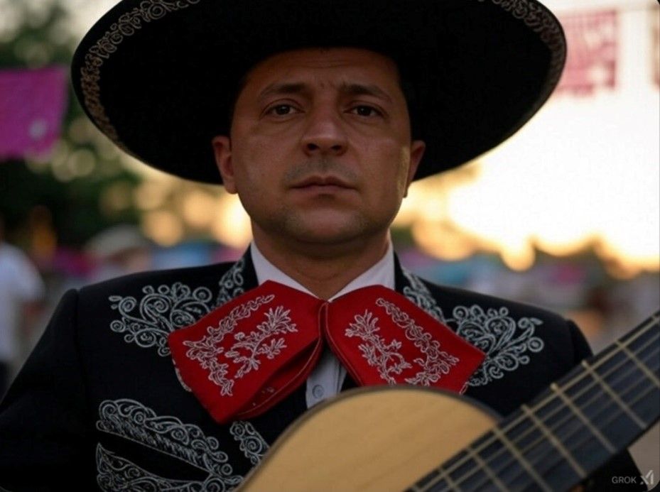 Zelensky, de profesión, mariachi.