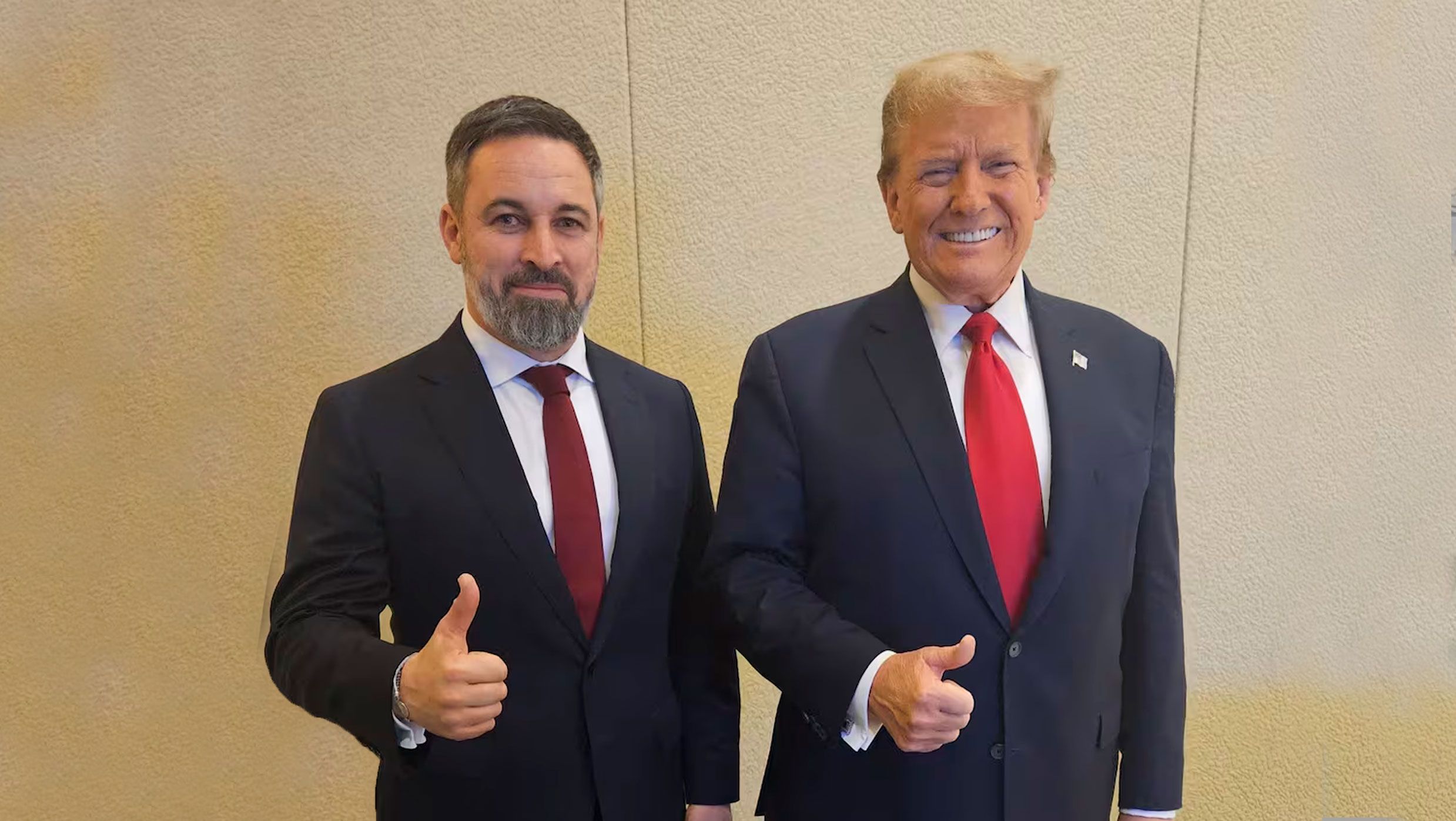 Trump y Abascal en una imagen de archivo