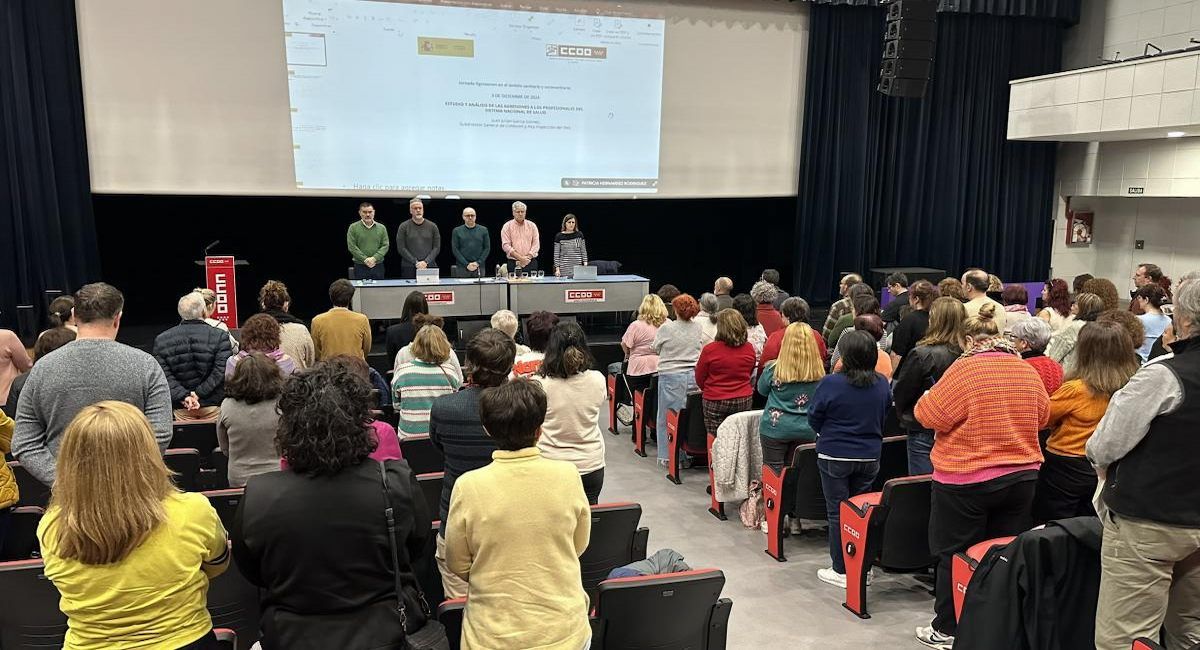 Los datos de agresiones registrados por el SERMAS en Atención Primaria, durante 2024, muestran la situación límite que atraviesa el personal, asunto tratado en la jornada Jornada sobre agresiones en CCOO Sanidad Madrid.