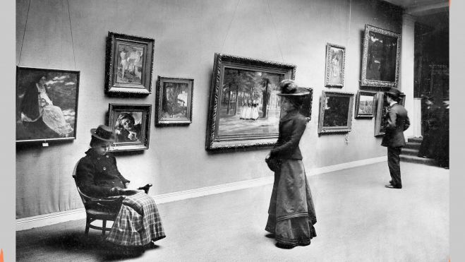 La galería Cassirer, en Berlín, en torno a 1900. ullstein bild Dtl.