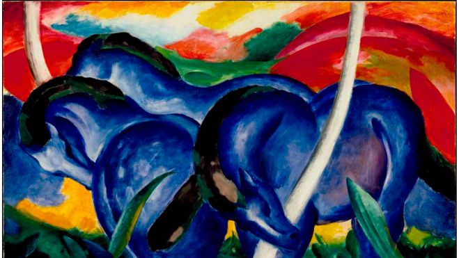 ‘Grandes caballos azules’, Franz Marc, 1911. Collection Walker Art Center, Minneapolis, donación de la T. B. Walker Foundation, Gilbert M. Walker Fund, 1942