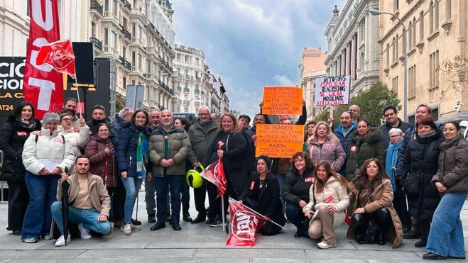 Concentracion por un salución habitacional y contra los fondos Buitre en la vivienda, foto Agustín Millán