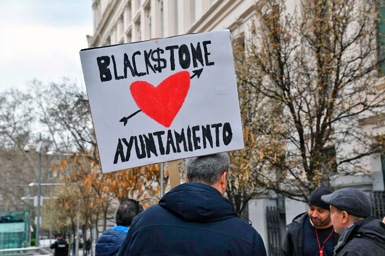 Una manifestación contra los abusos en el mercado de la vivienda. Foto: Agustín Millán