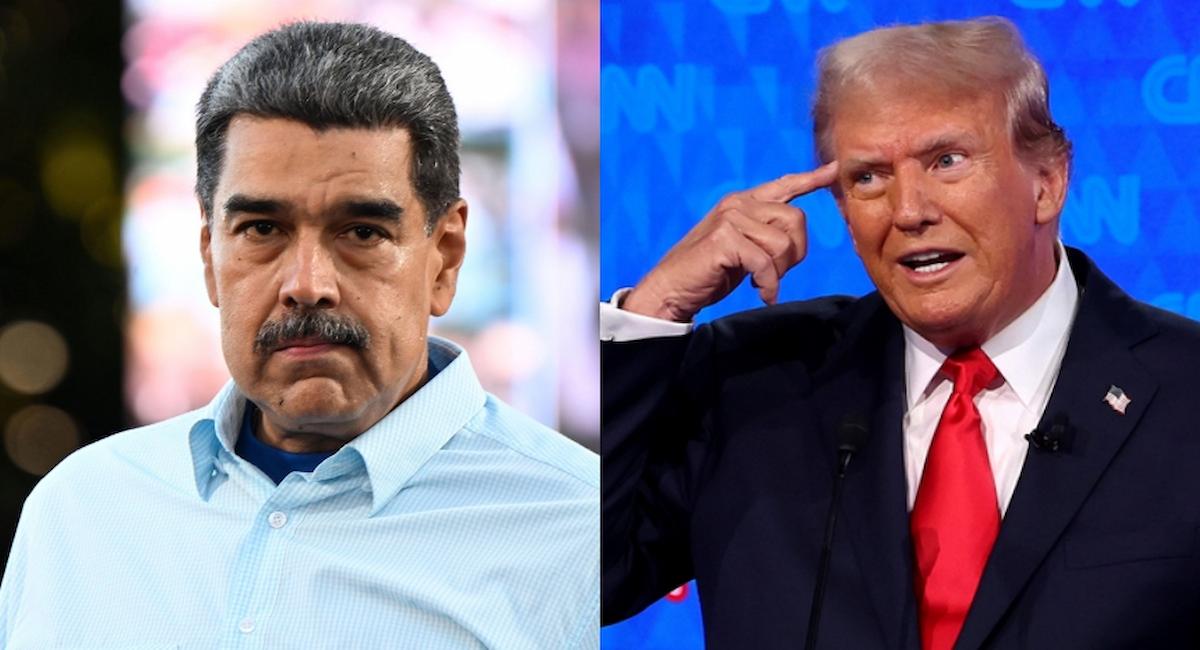 Nicolás Maduro y Donald Trump en imágenes de archivo.