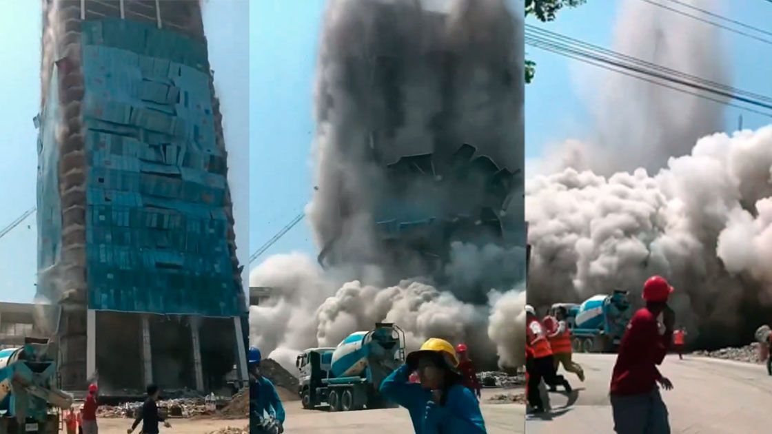 Más de 40 obreros están desaparecidos, tras el colapso de un edificio de gran altura en construcción en la capital tailandesa de Bangkok, como resultado del terremoto de magnitud 7,7 ocurrido este viernes en Birmania.