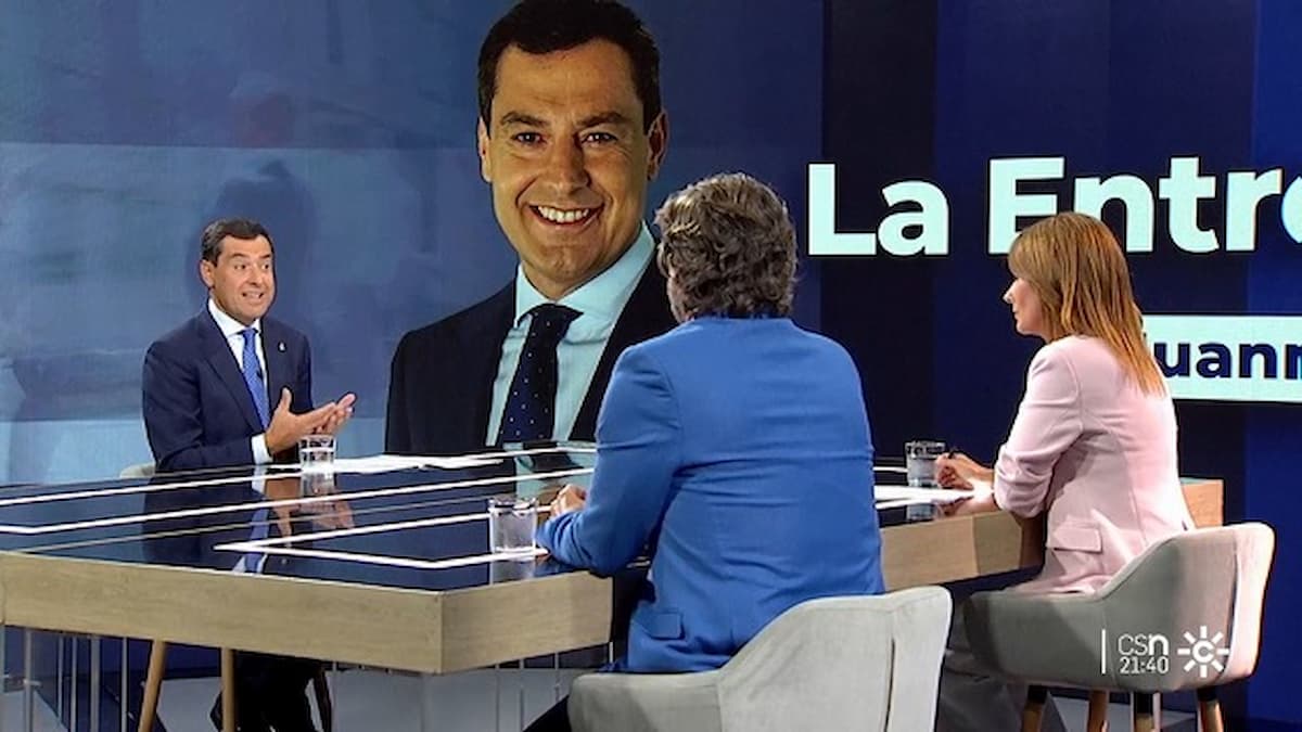 MORENO BONILLA ENTREVISTA CANAL SUR