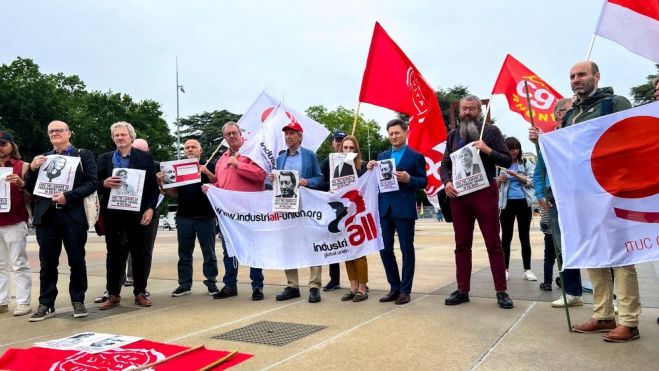 Actualmente hay 42 dirigentes y miembros sindicales injustamente detenidos o encarcelados, mientras que otros se han visto obligados a exiliarse. Radio free Europe Actualmente hay 42 dirigentes y miembros sindicales injustamente detenidos o encarcelados, mientras que otros se han visto obligados a exiliarse. Radio free Europe
