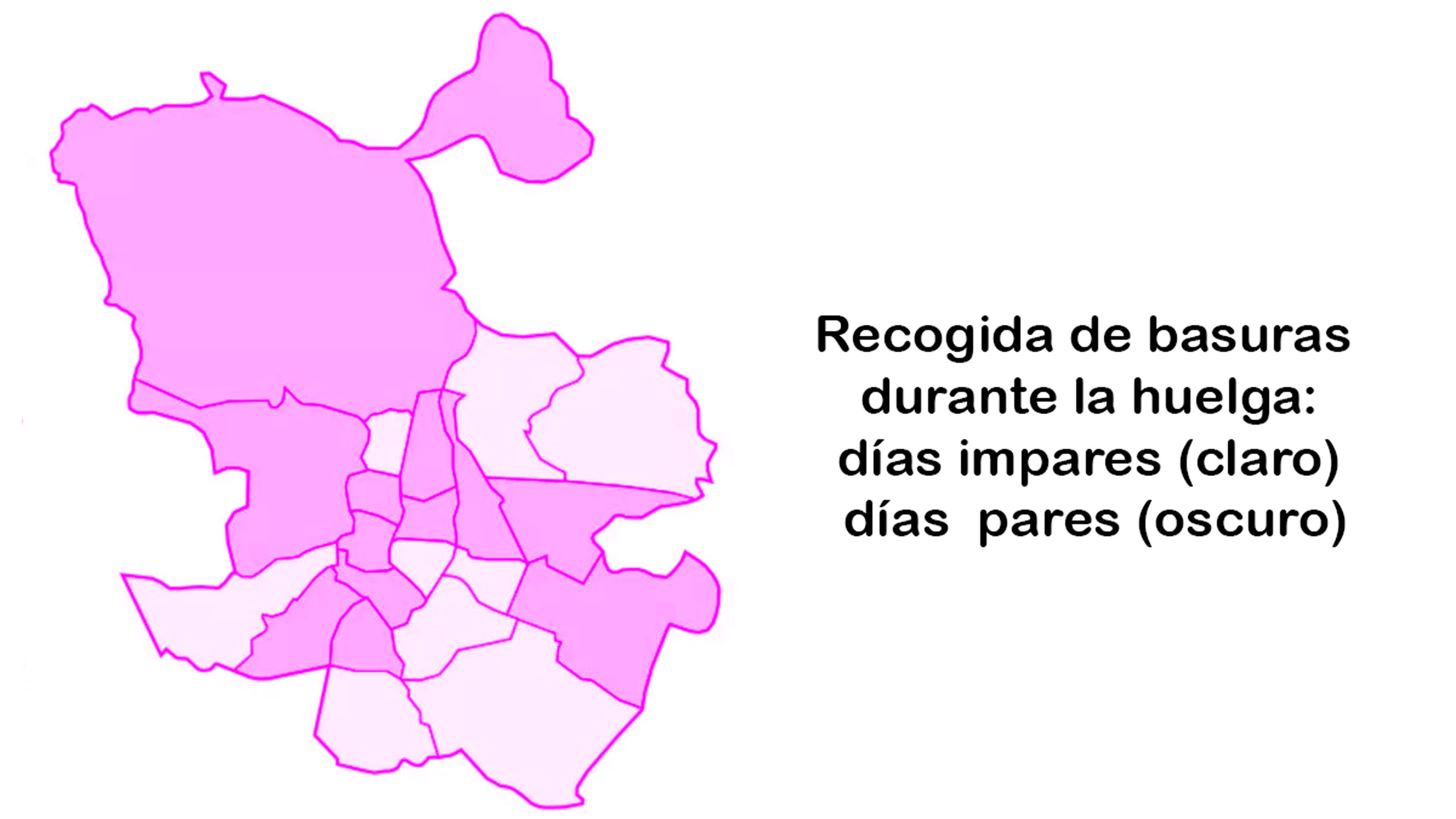 Los sindicatos convocan una huelga indefinida de recogida de basuras en Madrid a partir del lunes