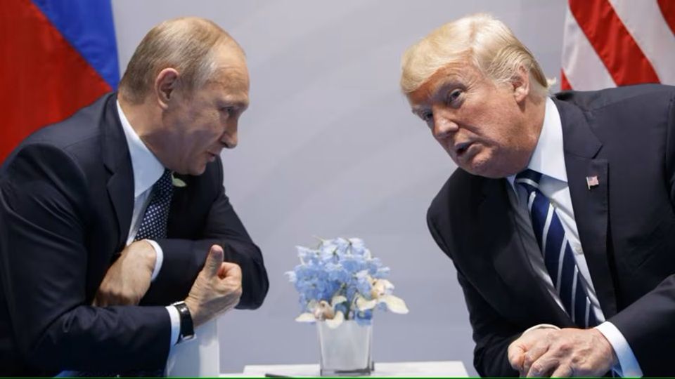 Trump y Putin: imagen de archivo