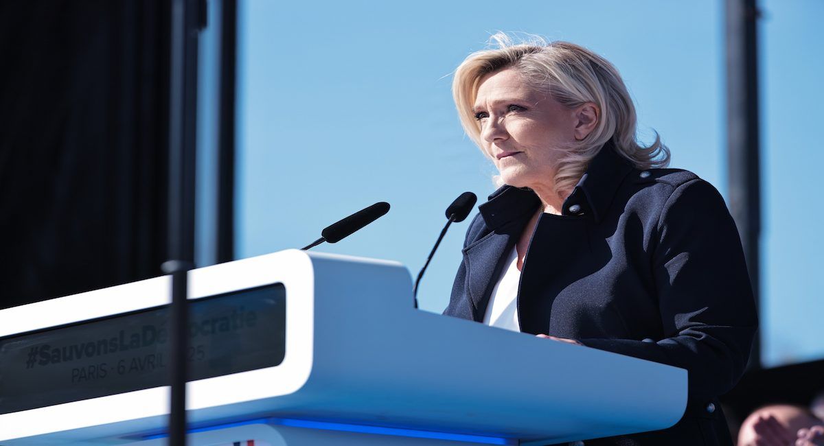 Marine Le Pen en una imagen de archivo de una de sus ultimas apariciones. | Foto: Marines Le Pen/ X